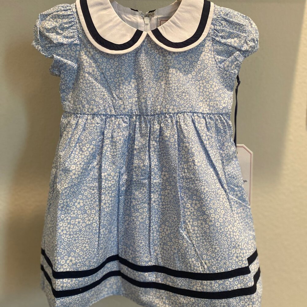 Classic Prep NEW Blue Dress New 9-12 months